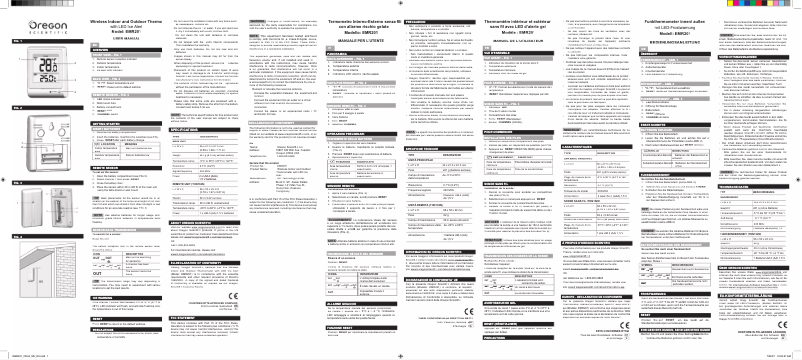 Image de la première page du manuel de l'appareil EMR 201