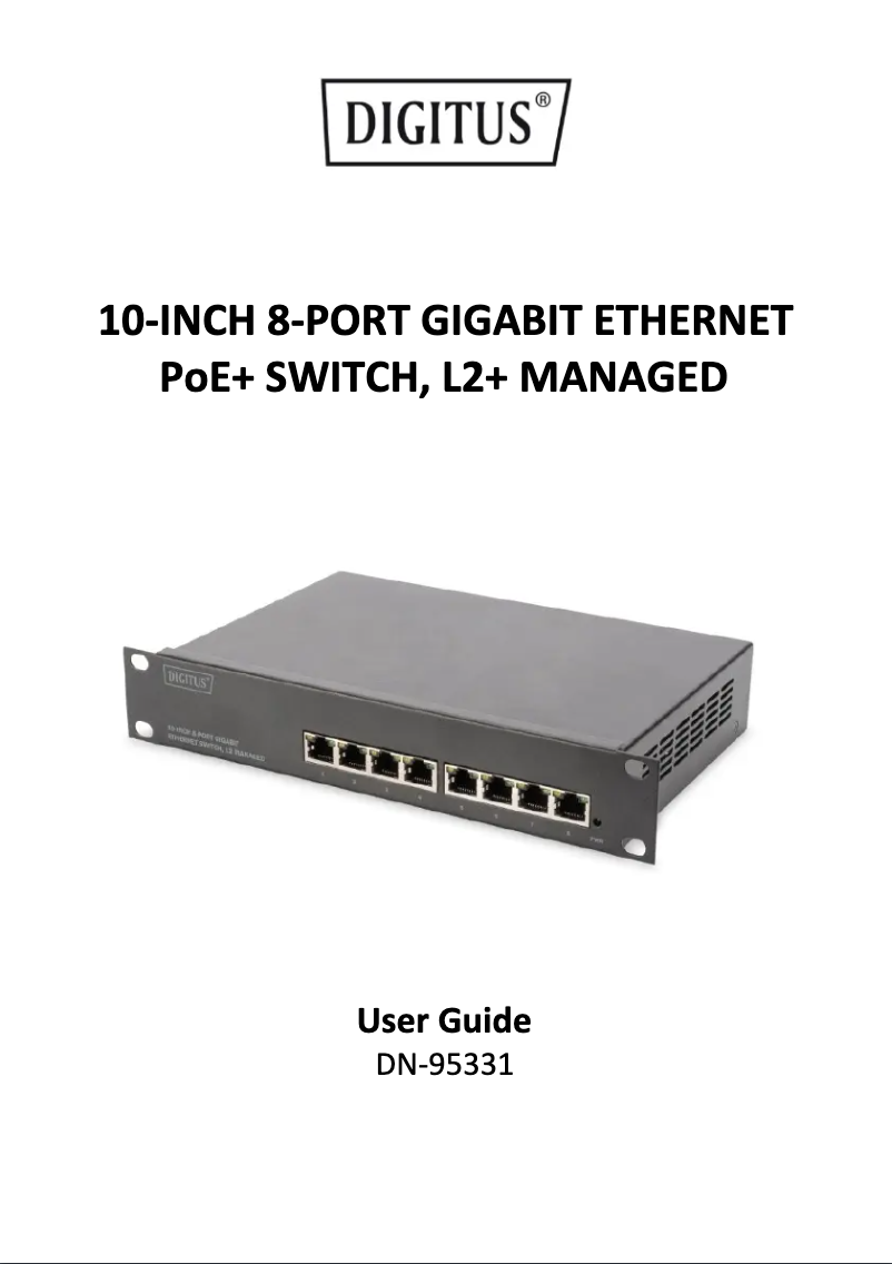 Image de la première page du manuel de l'appareil DN-95344