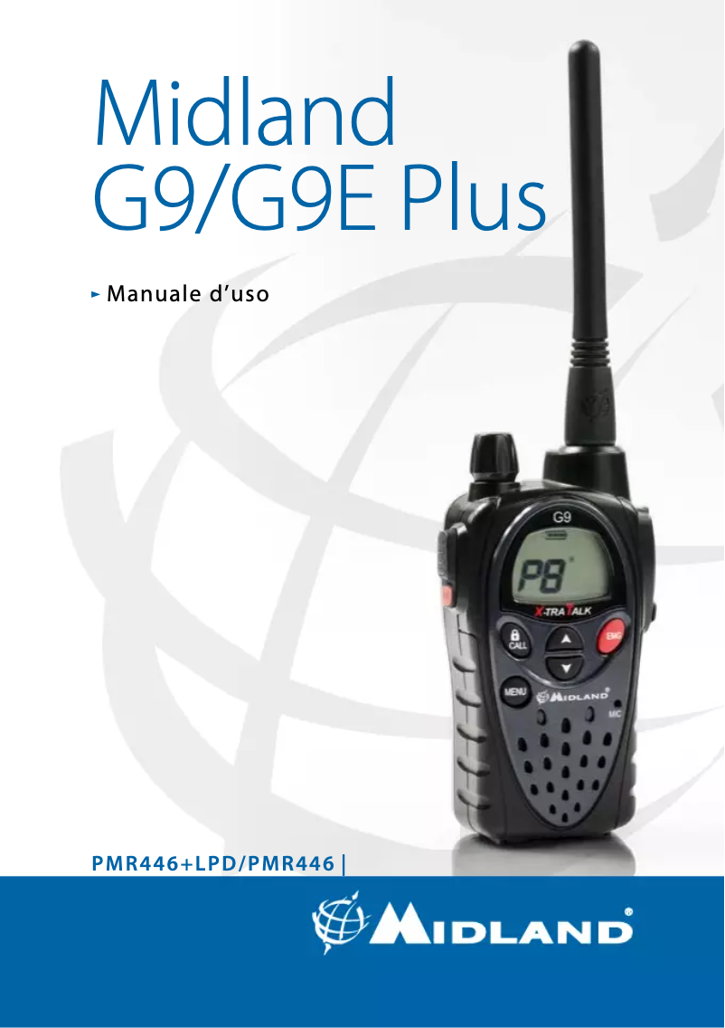 Image de la première page du manuel de l'appareil G9E Plus