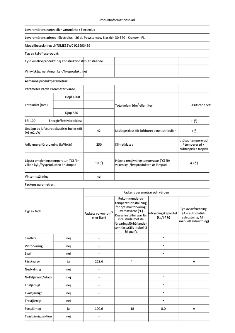 Image de la première page du manuel de l'appareil LNT5ME32W0