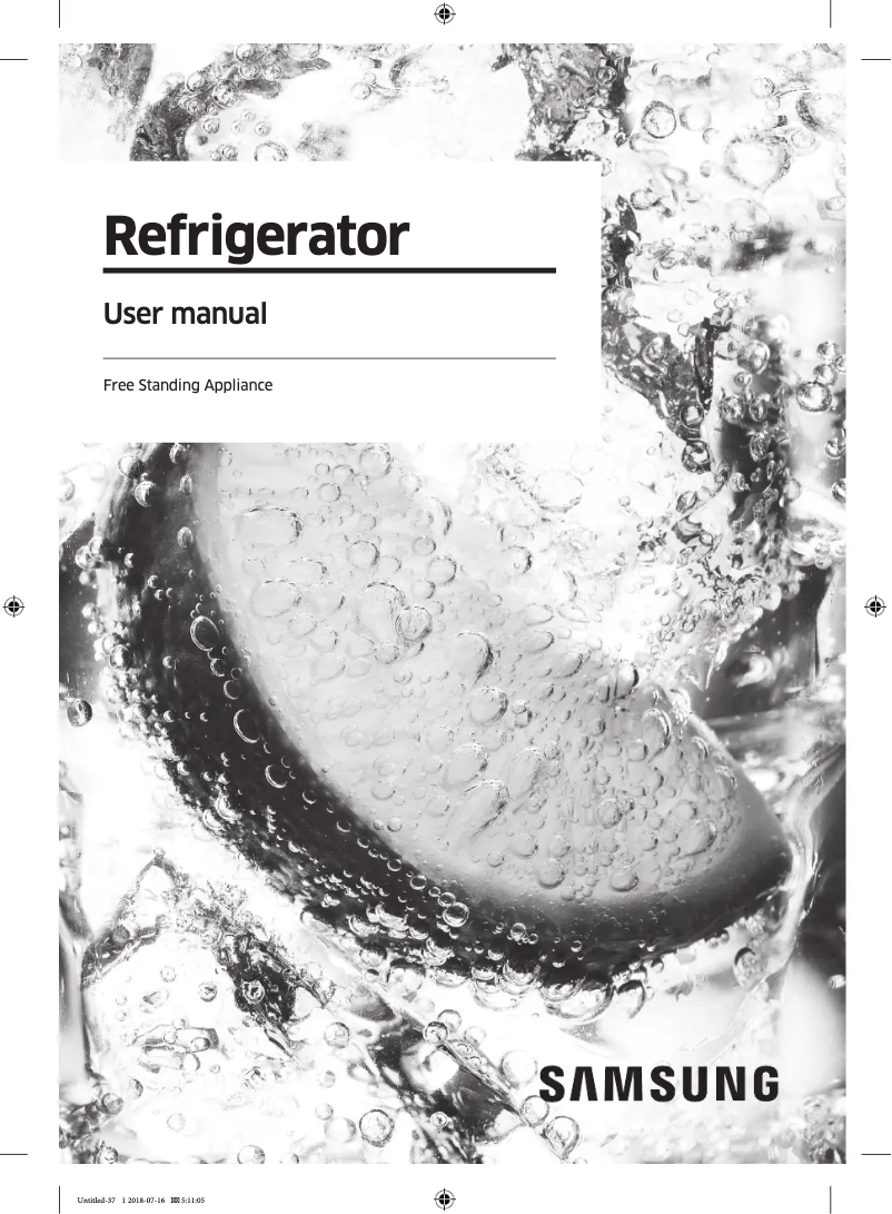 Page n°1 - Manuel utilisateur Samsung RT34K5552S8