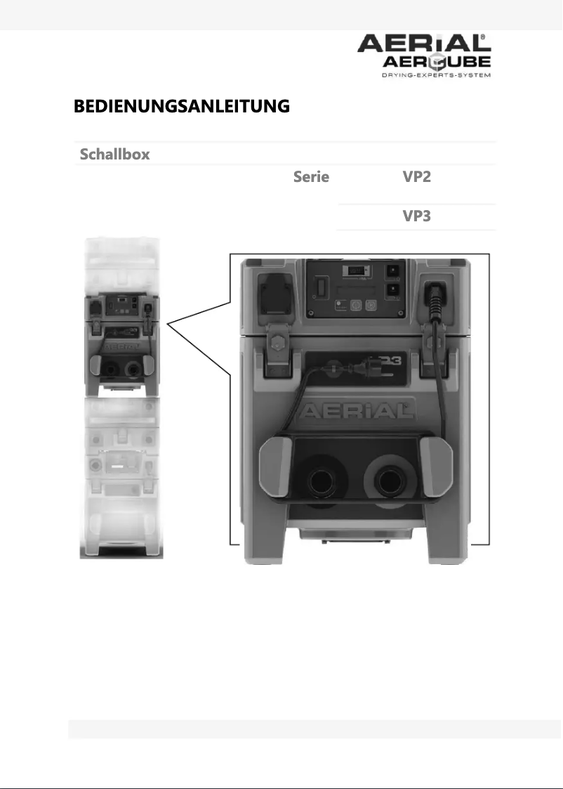 Page n°1 - Manuel utilisateur Aerial VP 3