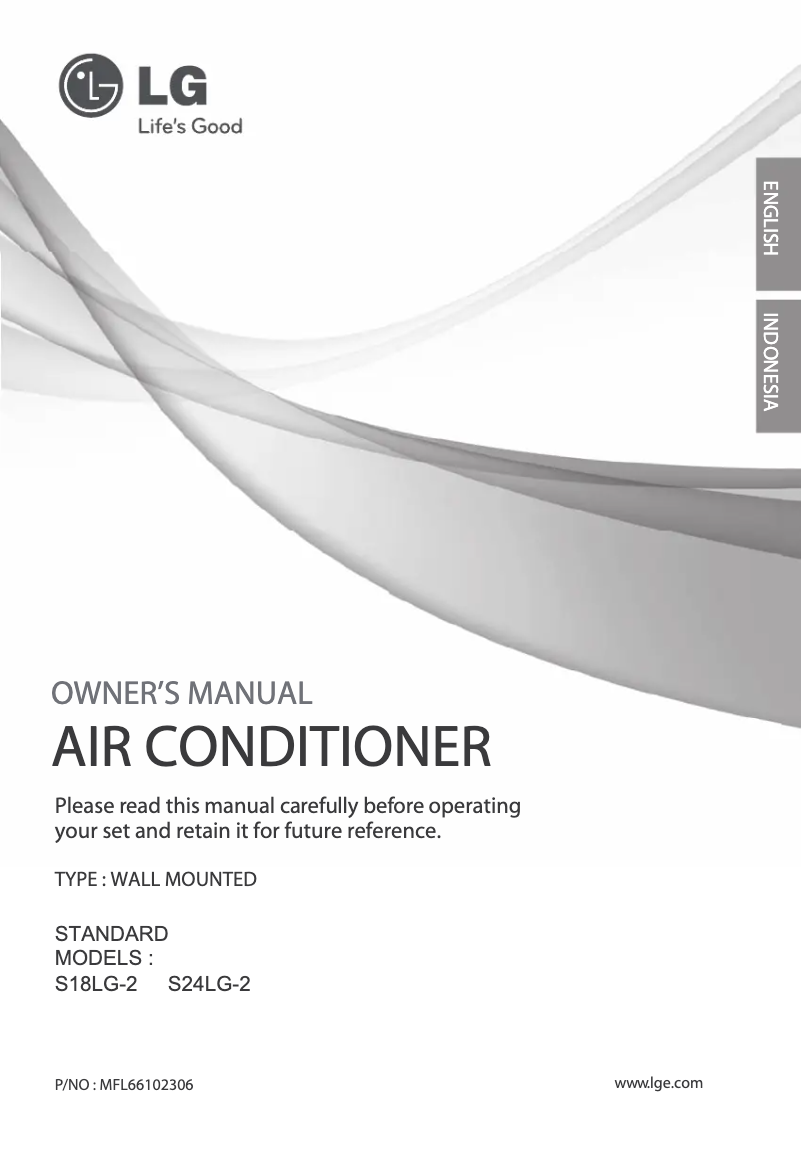 Page 1 de la notice Manuel utilisateur LG SN18LG-2