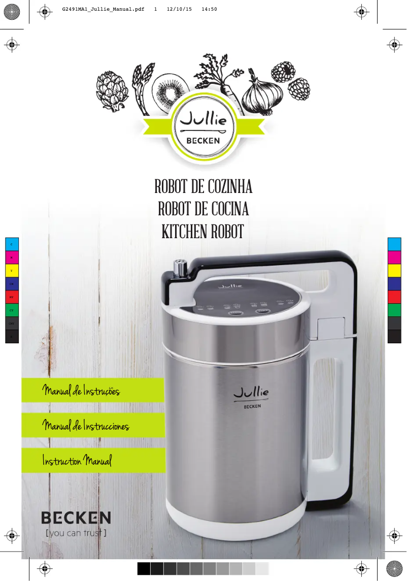 Page 1 de la notice Manuel utilisateur Becken BMS914