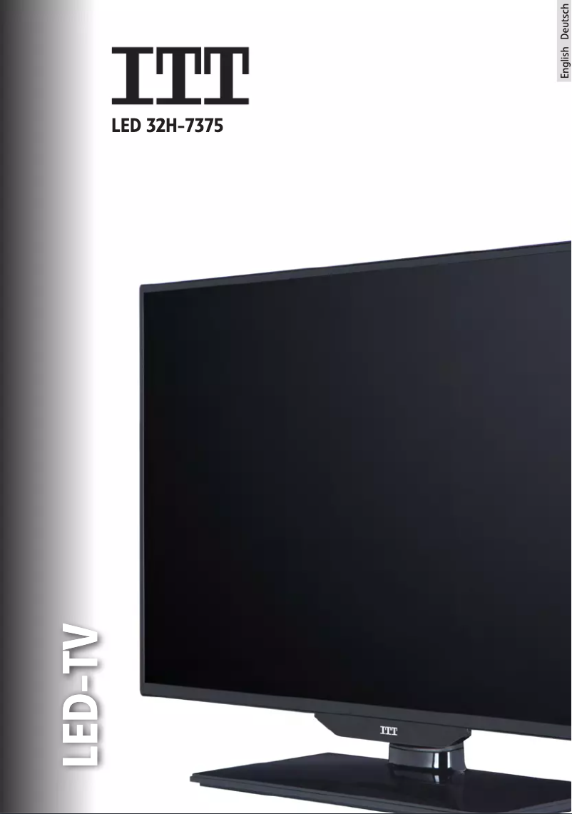 Page 1 de la notice Manuel utilisateur ITT LED 32H-7375-S