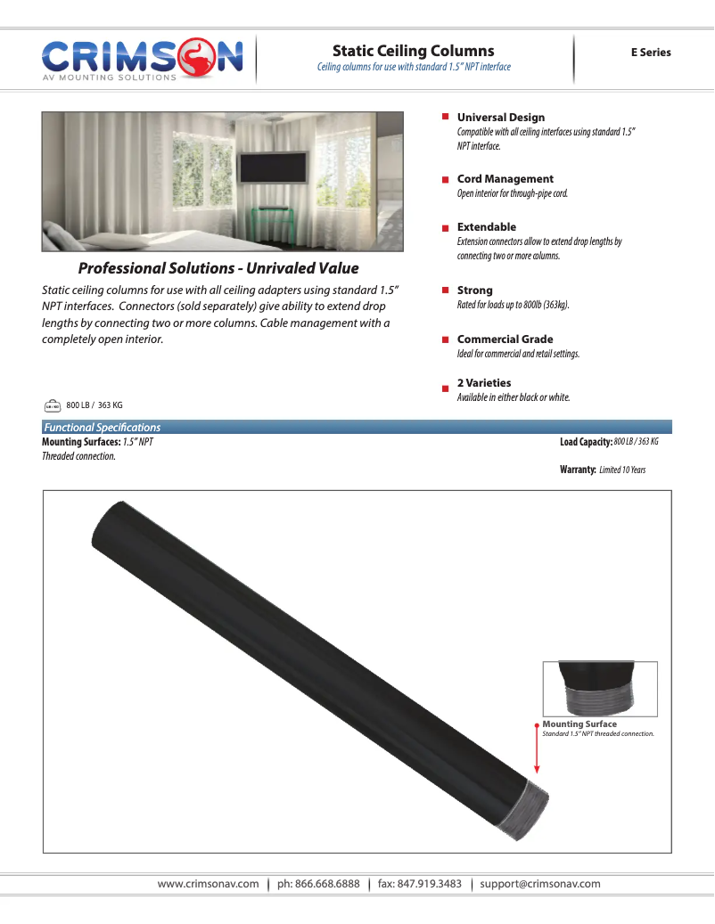 Image de la première page du manuel de l'appareil E3