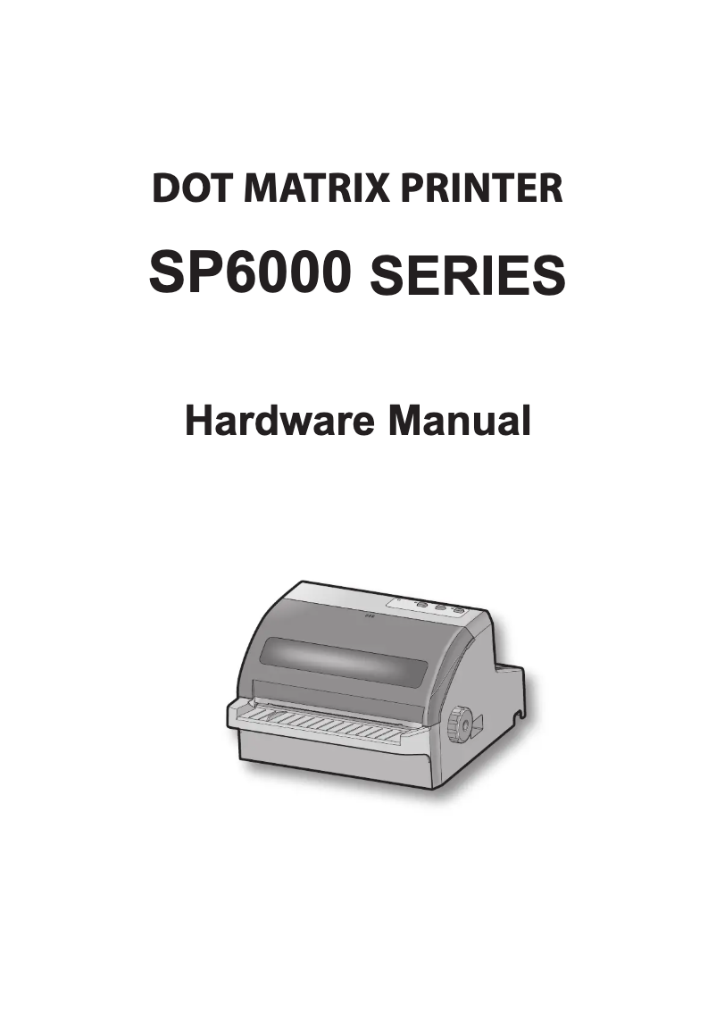 Page 1 de la notice Manuel utilisateur Star Micronics SP6000