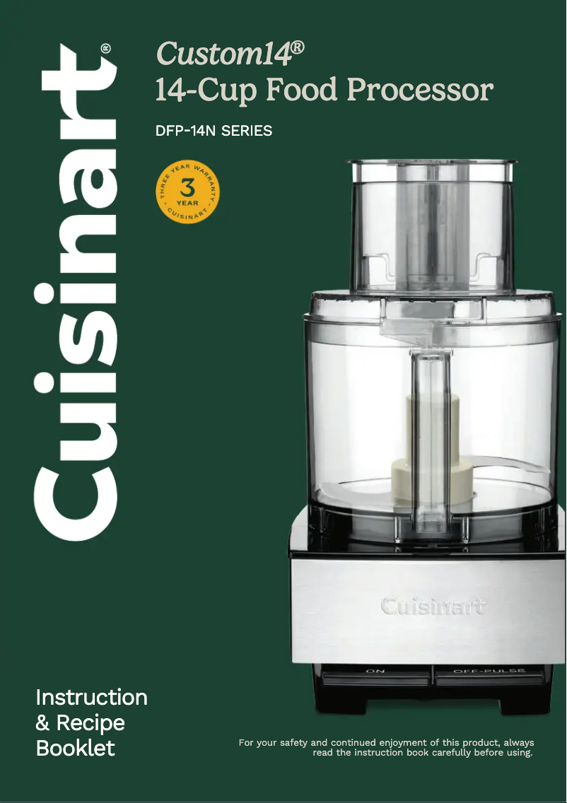 Image de la première page du manuel de l'appareil Classic DFP-14N