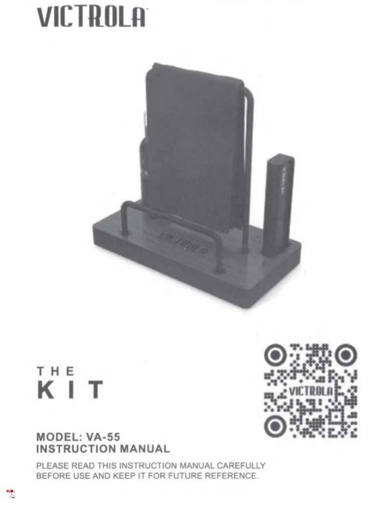 Page 1 de la notice Manuel utilisateur Victrola The Kit