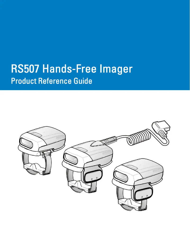 Page n°1 - Manuel utilisateur Zebra Ring RS507