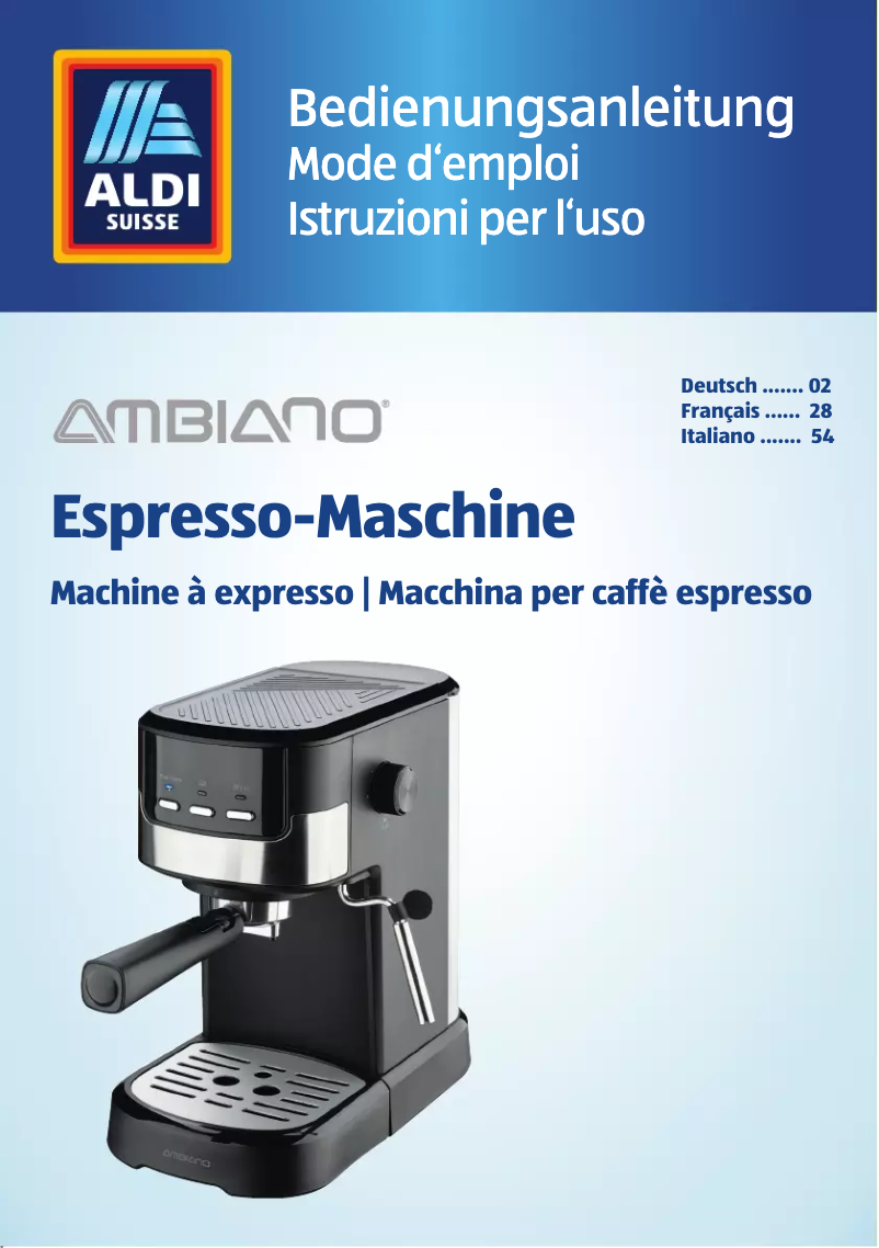 Page n°1 - Manuel utilisateur Ambiano GT-EM-03