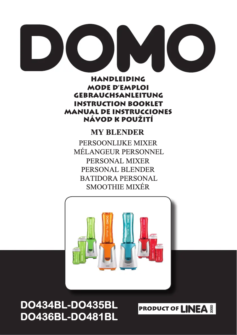 Page 1 de la notice Manuel utilisateur Domo DO434BL