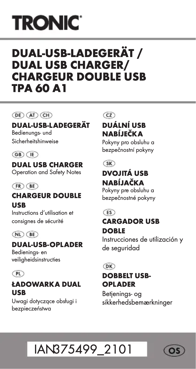 Image de la première page du manuel de l'appareil TPA 30 A1