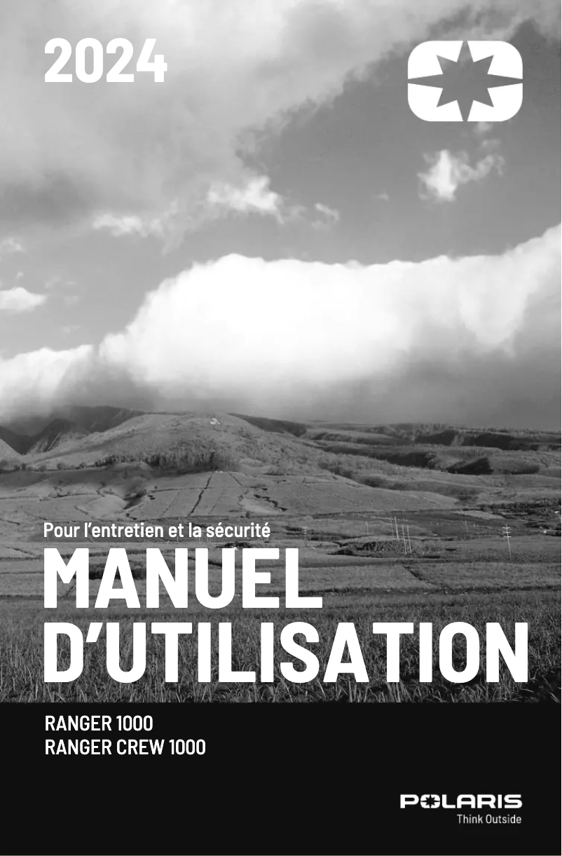 Page n°1 - Manuel utilisateur Polaris RANGER CREW 1000 (2024)