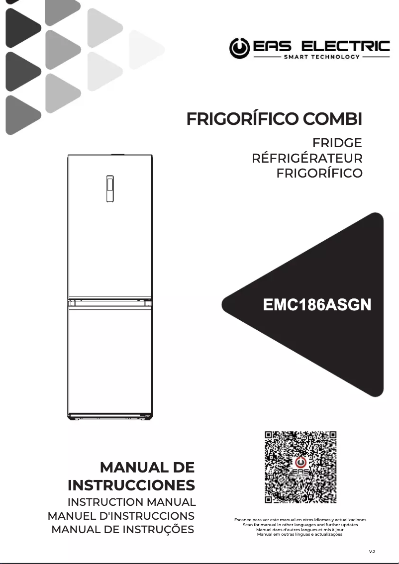 Image de la première page du manuel de l'appareil EMC186ASGN