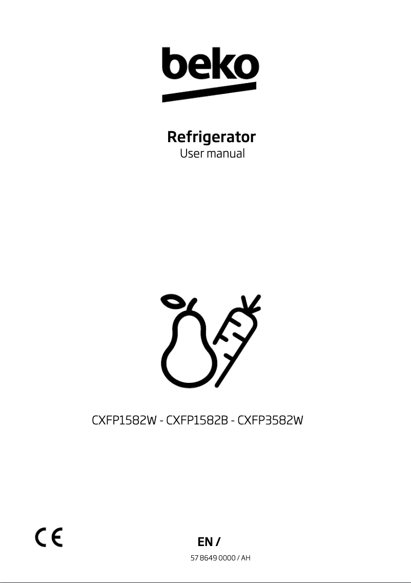 Image de la première page du manuel de l'appareil CXFP3582