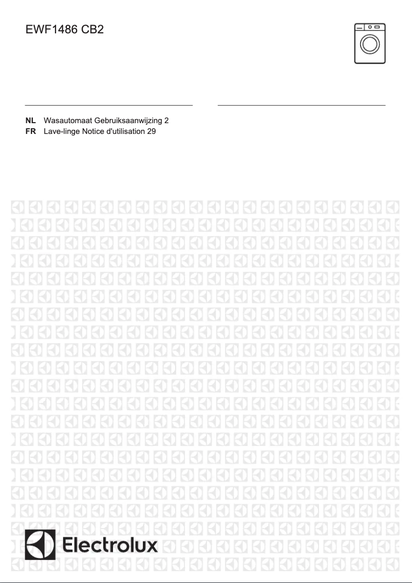 Page 1 de la notice Manuel utilisateur Electrolux EWF1486CB2