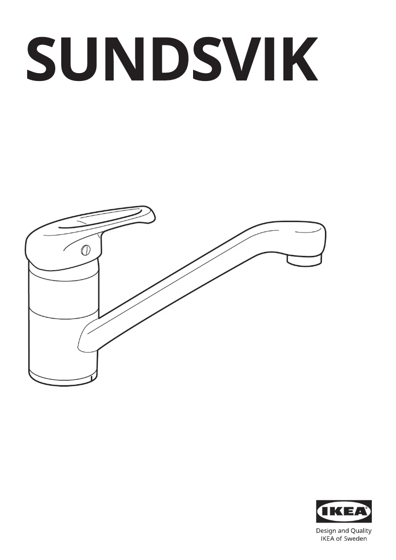 Image de la première page du manuel de l'appareil SUNDSVIK 004.942.09