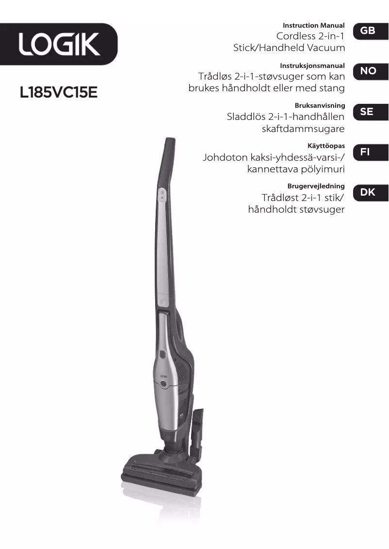 Imagen de la primera página del manual del dispositivo L185VC15E
