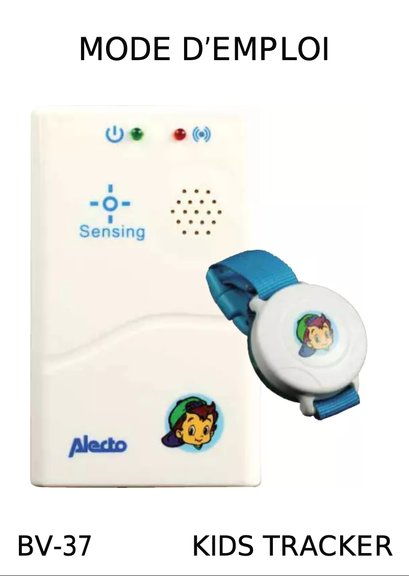 Image de la première page du manuel de l'appareil BV-37