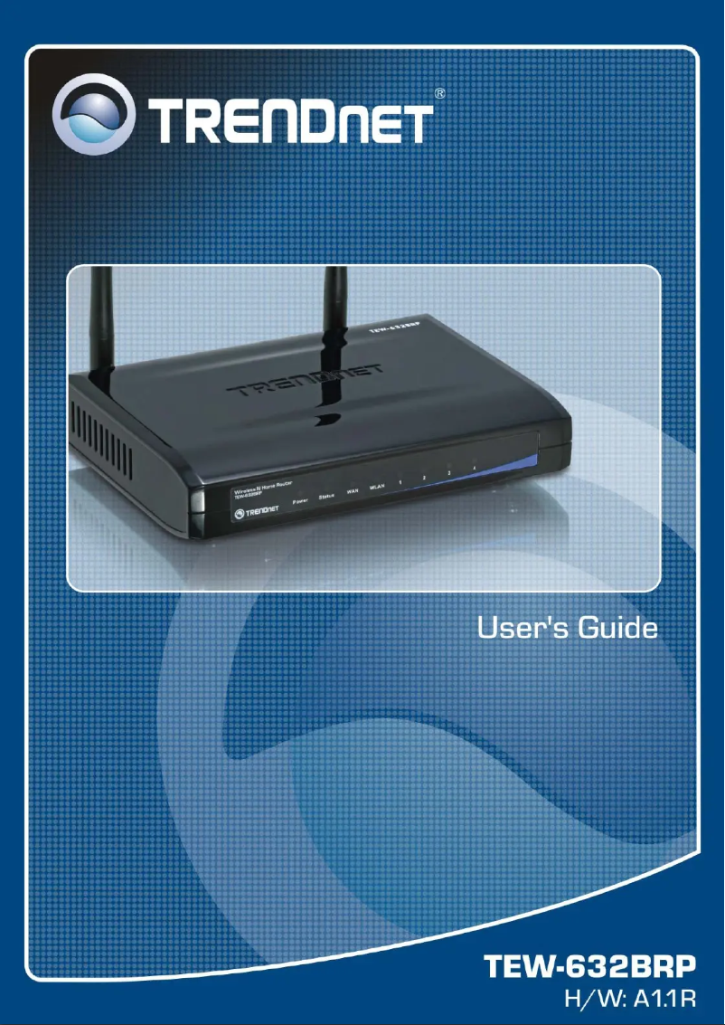 Image de la première page du manuel de l'appareil TEW-632BRP
