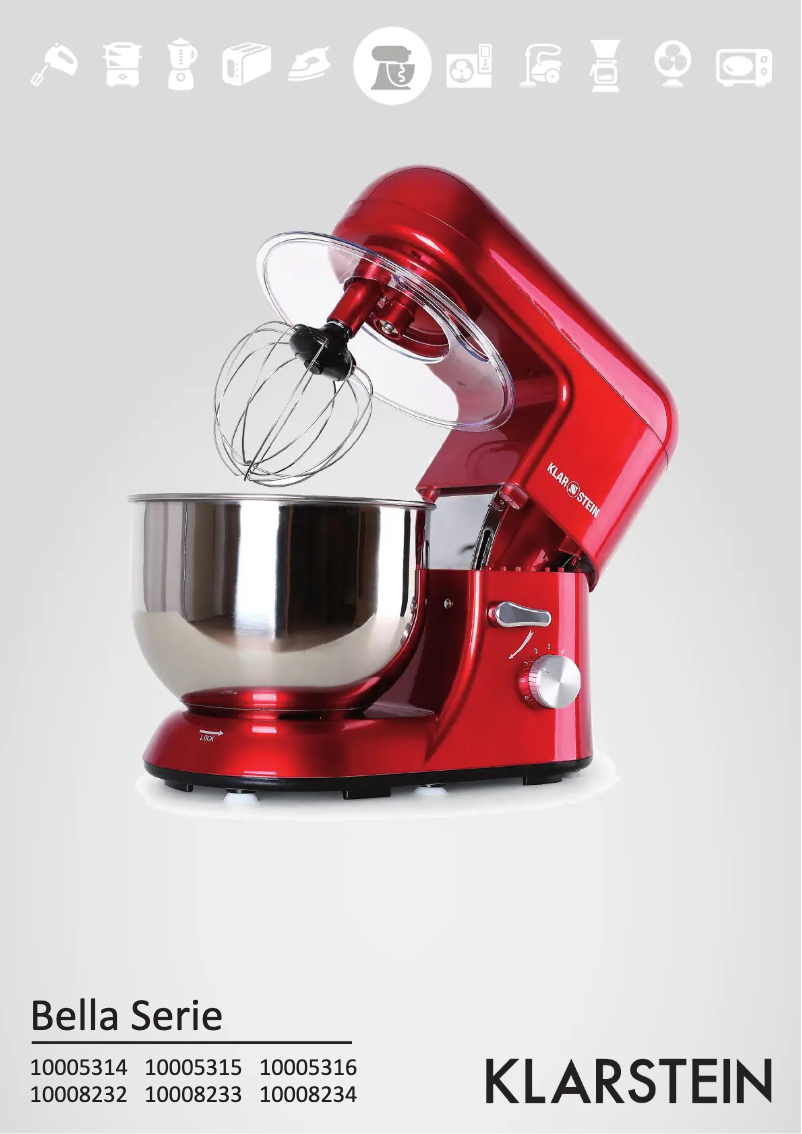 Page 1 de la notice Manuel utilisateur Klarstein Bella Argentea