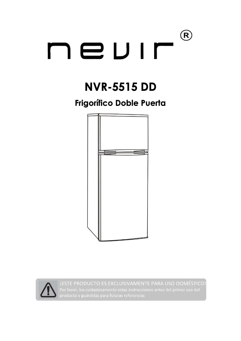 Page n°1 - Manuel utilisateur Nevir NVR-5515DD