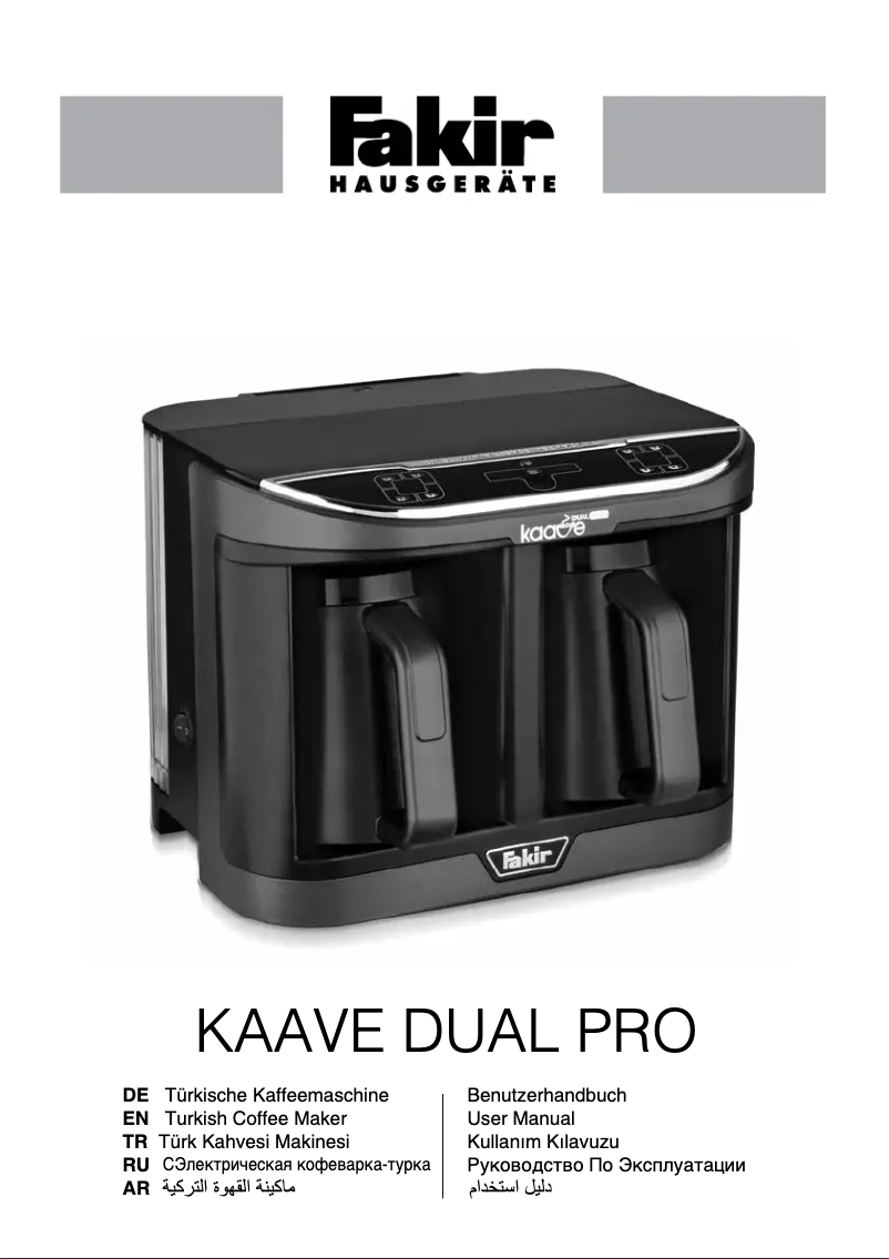 Image de la première page du manuel de l'appareil Kaave Dual Pro