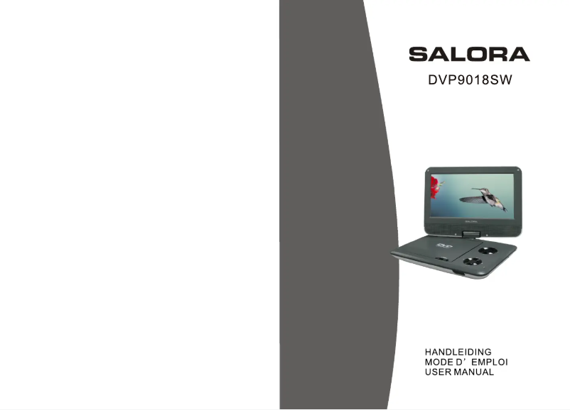 Page n°1 - Manuel utilisateur Salora DVP9018SW
