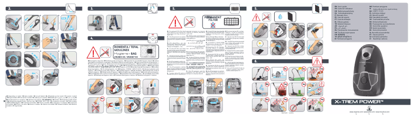 Page 1 de la notice Manuel utilisateur Rowenta X-TREM RO6885