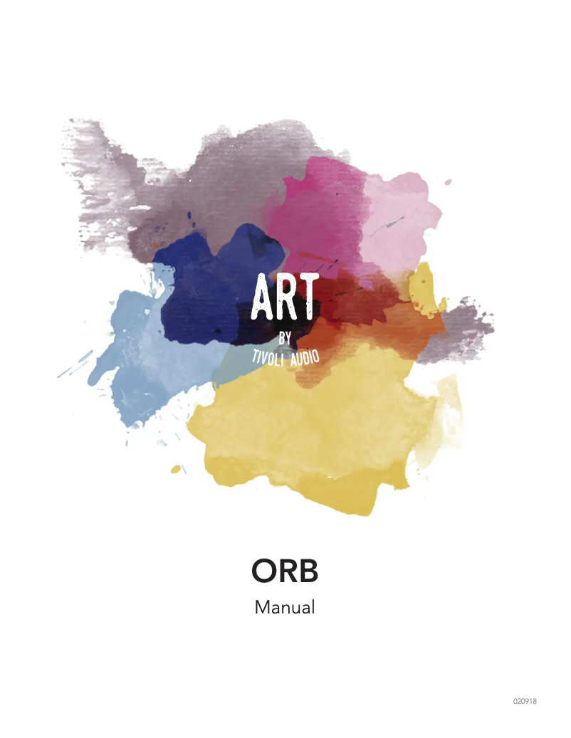 Page n°1 - Manuel utilisateur Tivoli Audio ORB