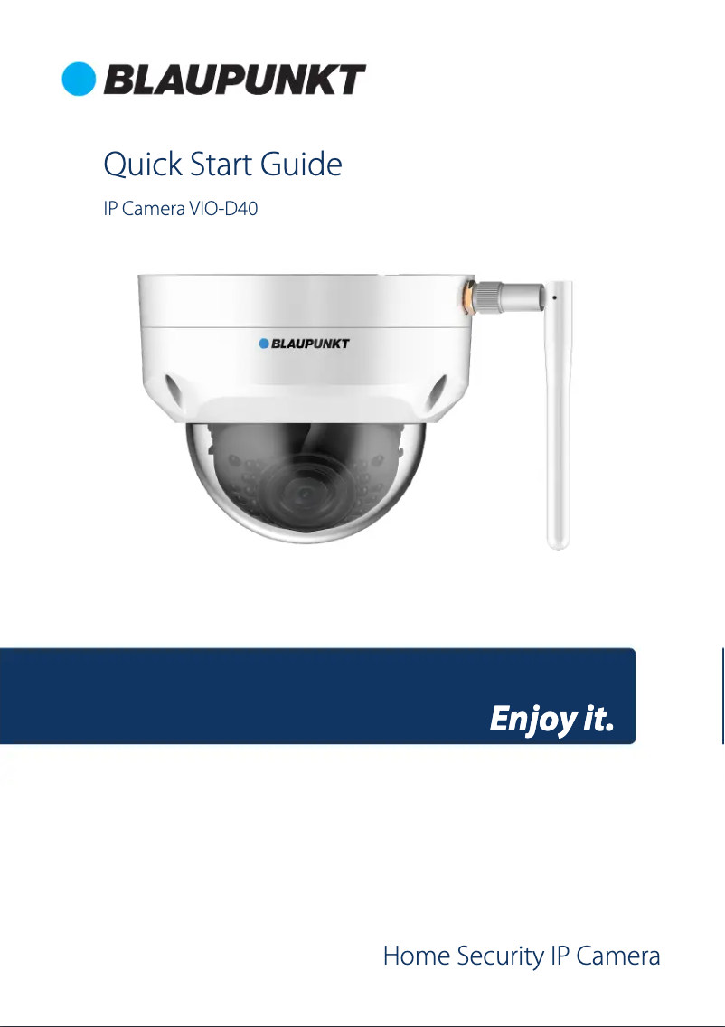 Page n°1 - Manuel utilisateur Blaupunkt VIO-D40