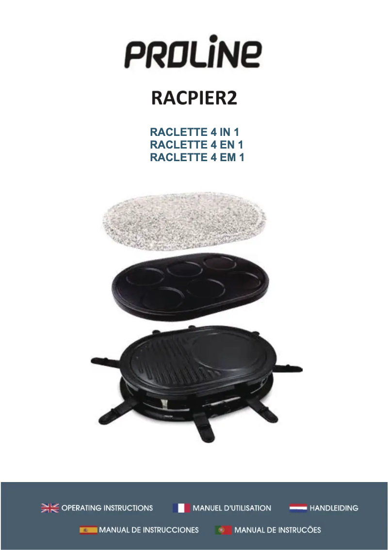 Page 1 de la notice Manuel utilisateur Proline RACPIER