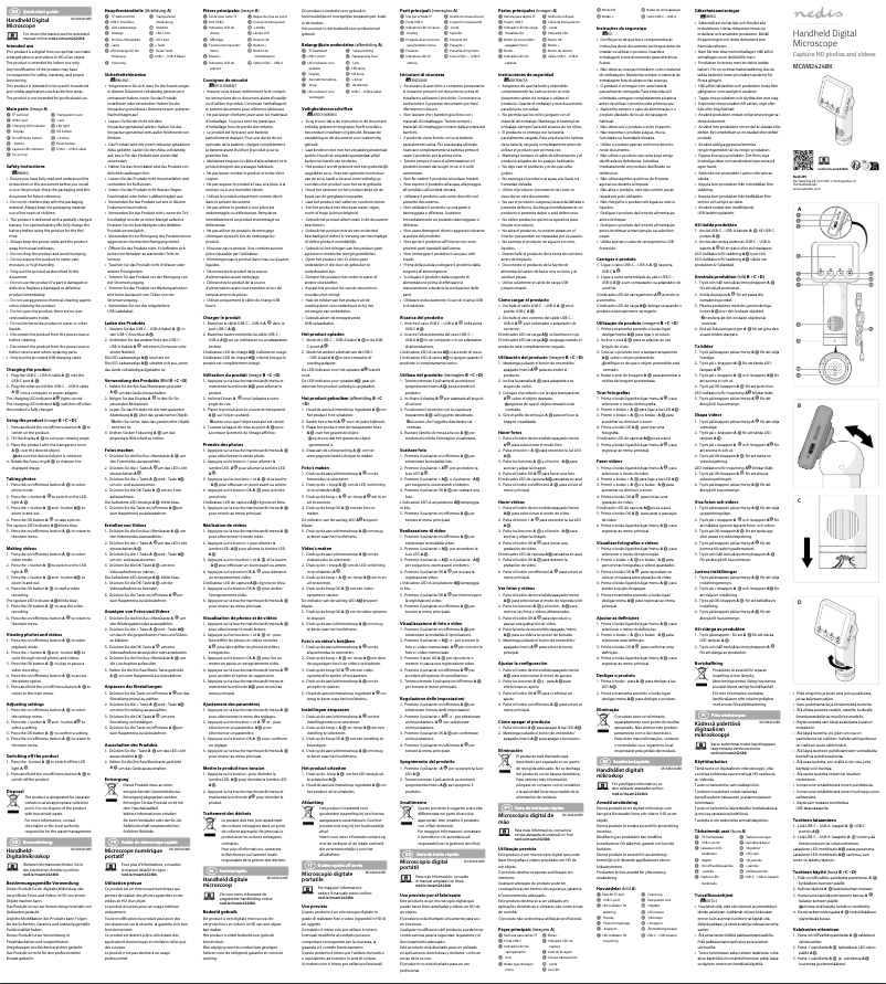 Image de la première page du manuel de l'appareil MCAM2424BK