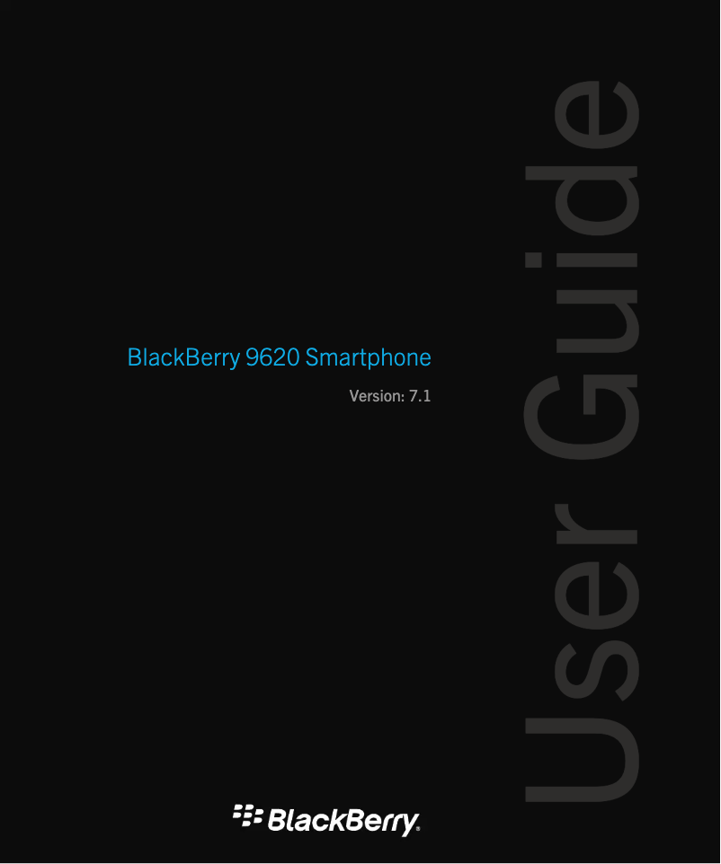 Page 1 de la notice Manuel utilisateur BlackBerry 9620