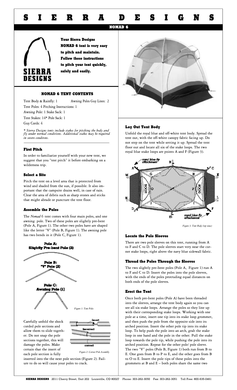 Imagen de la primera página del manual del dispositivo Nomad 6