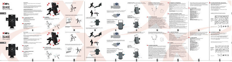 Page 1 de la notice Manuel utilisateur Xblitz GX3