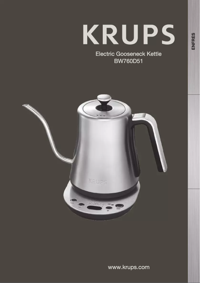 Page n°1 - Manuel utilisateur Krups BW760D51