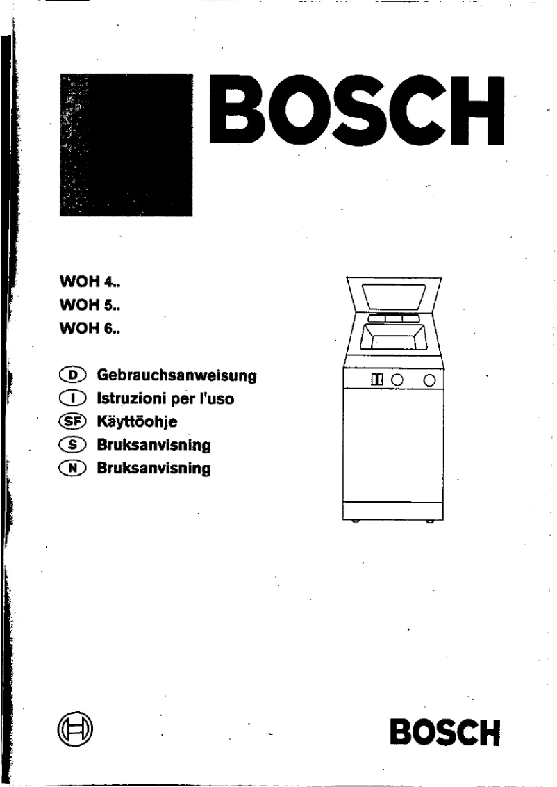 First page image of the manual for WOH5210