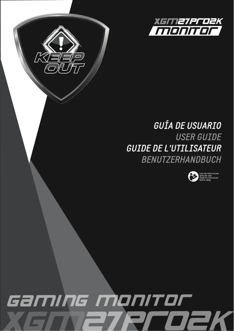 Página 1 del manual Manual de usuario KeepOut XGM27PRO2K