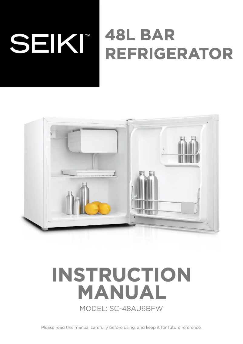 Image de la première page du manuel de l'appareil SC-48AU6BFW