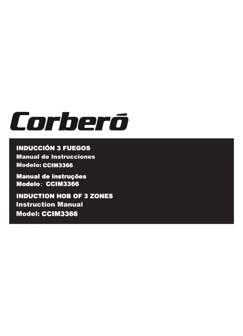 Page n°1 - Manuel utilisateur Corbero CCIM3366