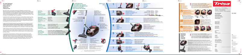 Page n°1 - Manuel utilisateur Trisa Professional Clean 2200