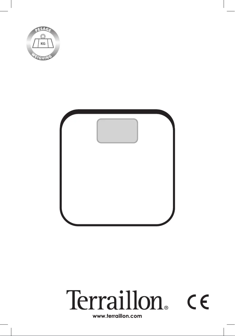 Page 1 de la notice Manuel utilisateur Terraillon Fitness