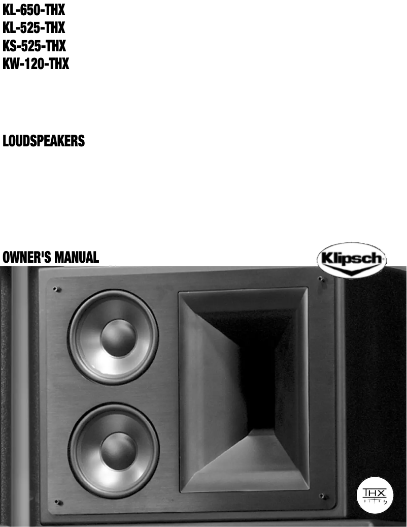 Image de la première page du manuel de l'appareil KL-650-THX