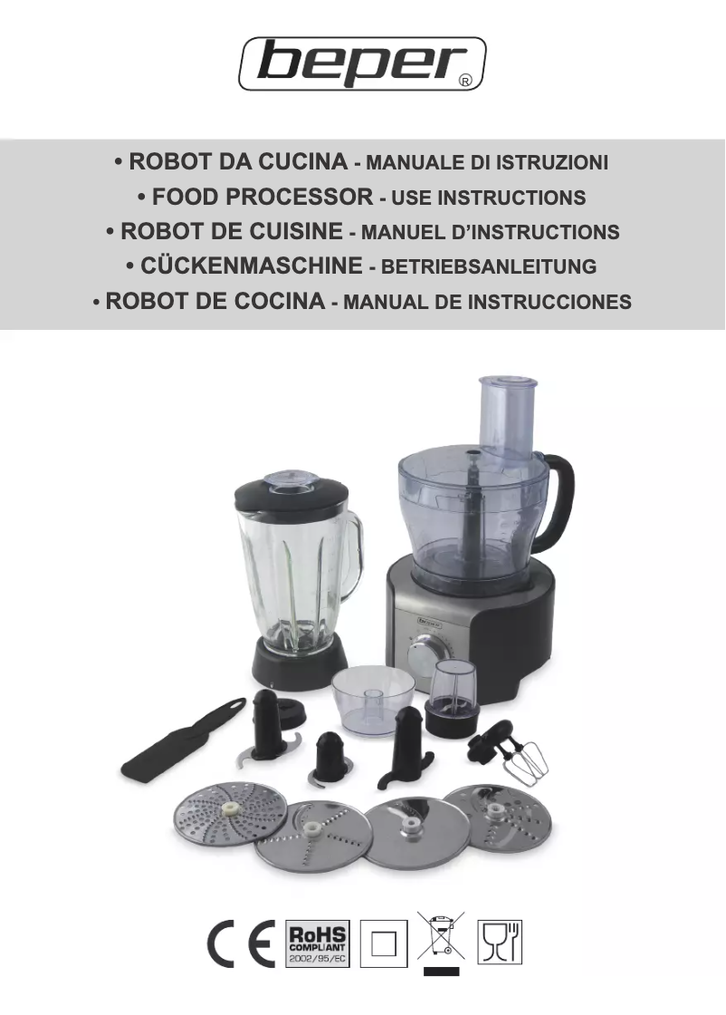 Page 1 of the manual User Manual Beper 90.314 Deluxe