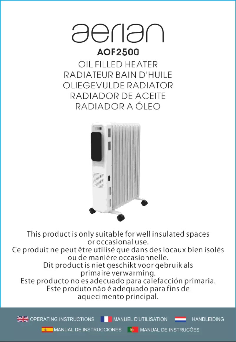 Page 1 de la notice Manuel utilisateur Aerian AOF2500