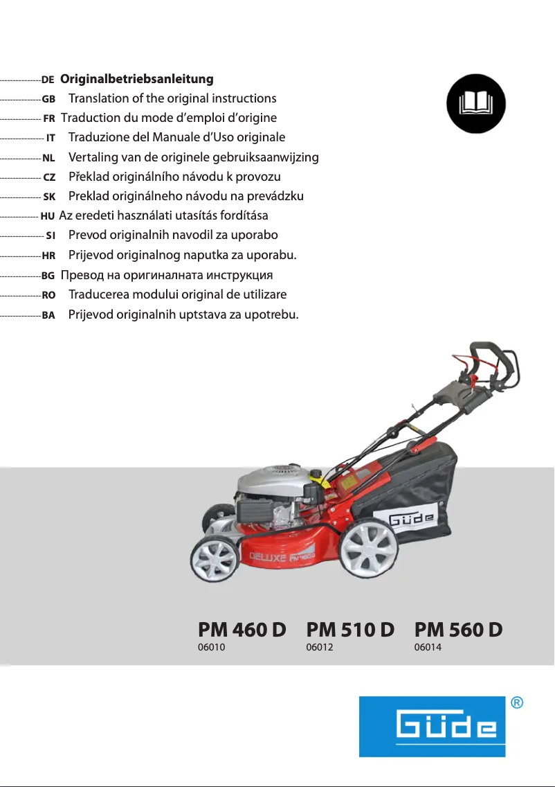 Image de la première page du manuel de l'appareil PM 560 D