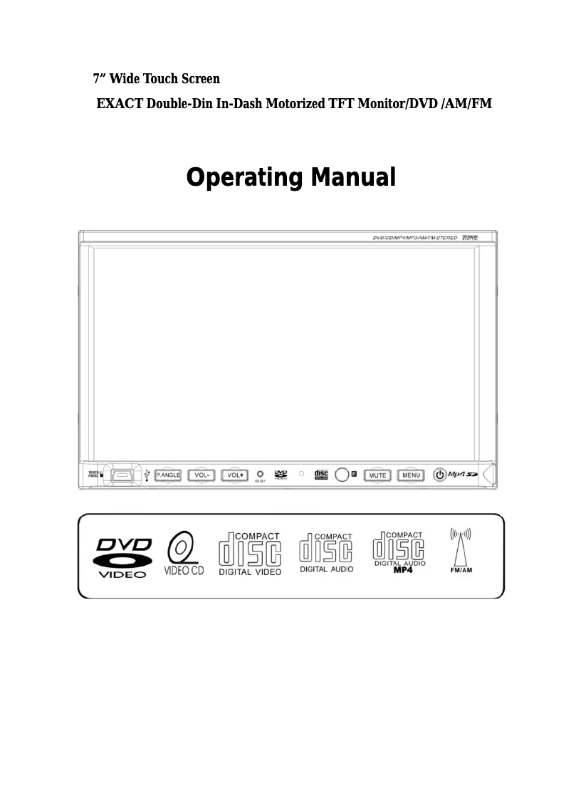 Page 1 de la notice Manuel utilisateur Farenheit TID-725NR