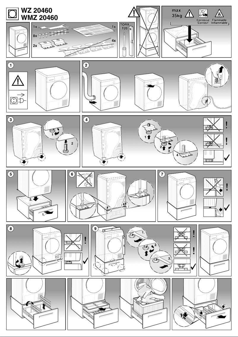Image de la première page du manuel de l'appareil WZ20460